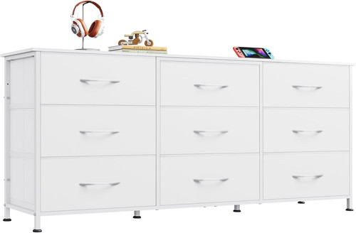 Stylish white dresser - stylish, 54''