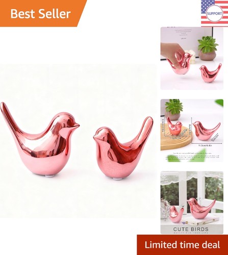 Set polished pink bird - 2,